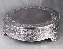SILVER PLATED PLANT STAND