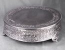 SILVER PLATED PLANT STAND