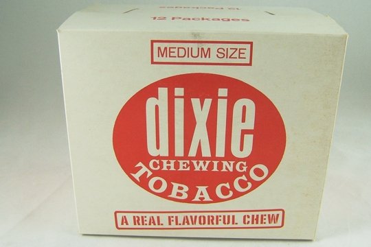 VINTAGE DIXIE TOBACCO BOX * CHEWING