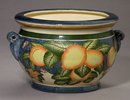 Porcelan Garden Planter Faience-Style