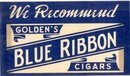 Blue Ribbon Cigar Sign