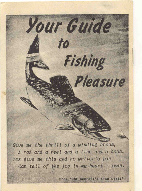 VINTAGE FISHING GUIDE PAMPHLET / HOW TO CATCH FISH