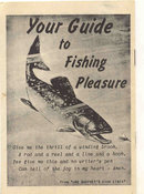 VINTAGE FISHING GUIDE PAMPHLET / HOW TO CATCH FISH
