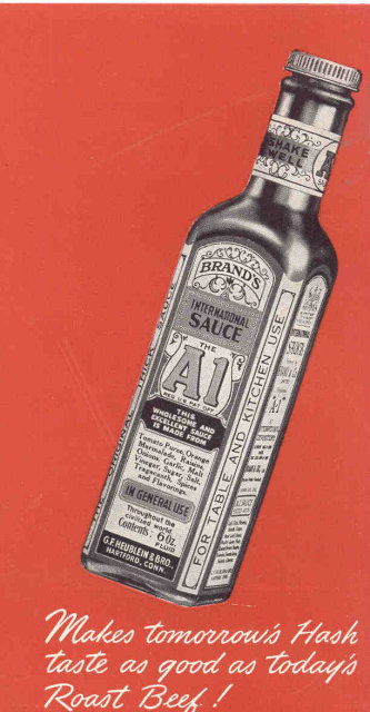 A1 STEAK SAUCE Recipe Booklet pamphlet