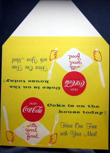 Coke Diner Tripod Sign