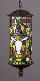 Art Deco Hanging Lamp Tiffany Style