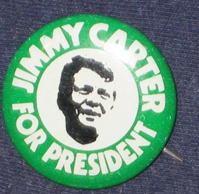 Jimmy Carter Political Pinback