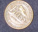 VINTAGE METAL BASS SHOES STORE COUPON TOKEN