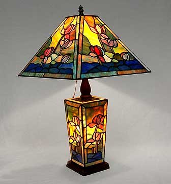 GLASS LILY POND LAMP / NEW LIGHTING