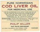Cod Liver Oil Label