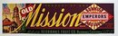 VINTAGE MISSION GRAPE SUNKIST CRATE LABEL
