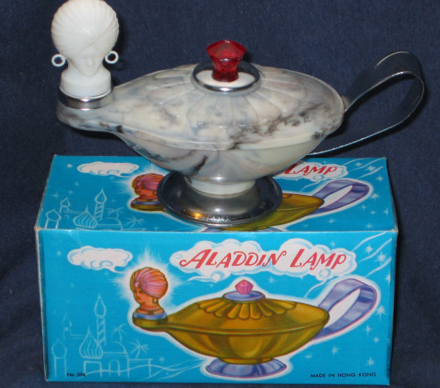 VINTAGE ALLADIN LAMP TOY / GENIE 1960S