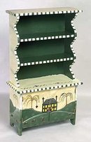 DOLLHOUSE FURNITURE / OPEN CUPBOARD