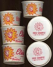 Elsie the Cow Borden Ice Cream Containers Lot