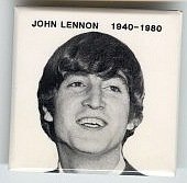 John Lennon Memorial Pins Pinbacks