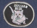 VINTAGE RUSSIAN BLUE CAT PATCH
