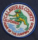 VINTAGE CALVERAS COUNTY FAIR Patch 1960s / frog