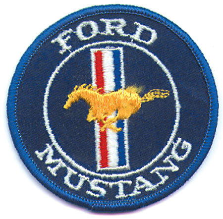 2 VINTAGE FORD AUTOMOBILE PATCHES NOS 1960S