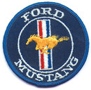2 VINTAGE FORD AUTOMOBILE PATCHES NOS 1960S