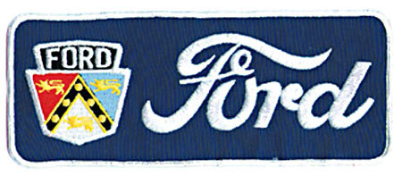 2 VINTAGE FORD AUTOMOBILE PATCHES NOS 1960S