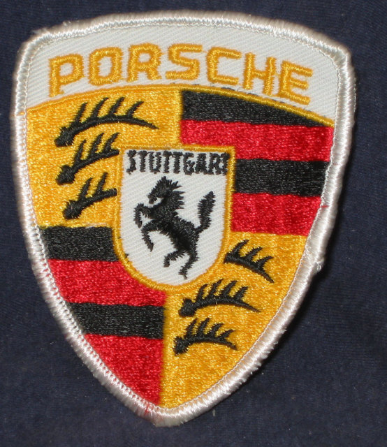 VINTAGE PORSCHE STUTTGART PATCH NOS 1960S