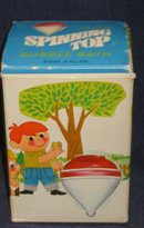 VINTAGE AVON SUPER SPINNER BATH TOP TOY in BOX