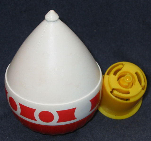 VINTAGE AVON SUPER SPINNER BATH TOP TOY in BOX