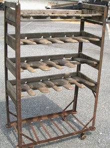 Wood Shoe Rack - 1930s