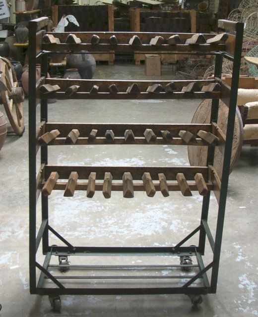 Wood Shoe Rack - 1930s