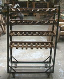 Wood Shoe Rack - 1930s