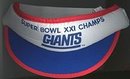 Superbowl Football XXII Visor Hat - NY GIANTS
