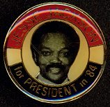 Jesse Jackson Political Pinback