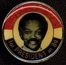 Jesse Jackson Political Pinback