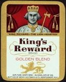 VINTAGE KING'S REWARD GRAPE LABEL
