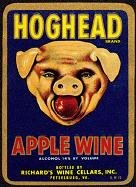 Hoghead Apple Wine Label