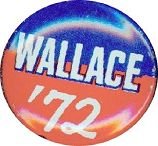 VINTAGE GEORGE WALLACE PINBACK PIN BUTTON