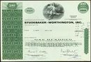 Studebaker-Worthington Stock Certificate