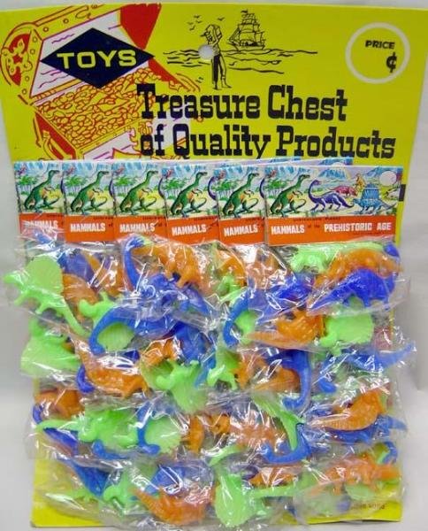 VINTAGE 1960S DINOSAURS TOY STORE DISPLAY