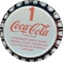 10 Vintage COCA COLA Coke Classic Soda Bottle Caps no 1