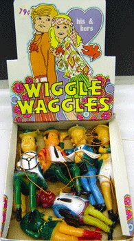 Chemtoy Wiggle Dolls Toy Display
