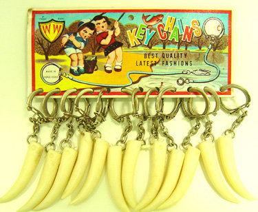 Vintage 1960s DIMESTORE KEYCHAIN Store Counter
