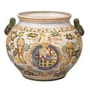 Porcelain Planter Italian Style Faience New