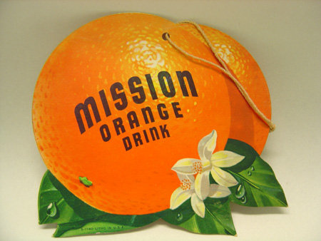 Mission Orange Soda Sign