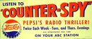 Pepsi Cola Radio Spy Poster 1950s