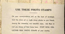 12 VINTAGE PHOTO STAMPS / MORRISTOWN NEW JERSEY