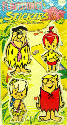 Flintstones Puffy Stickers Toy
