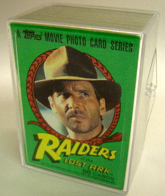 Raiders of the Lost Ark Trading Card Movie Set