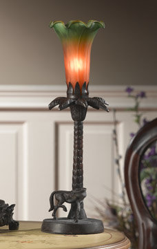 Tulip Amber Lamp