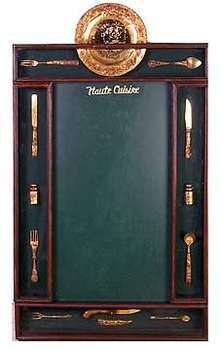 RESTAURANT NOTICE CUISINE CHALK BOARD DISPLAY