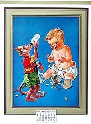 Boy Monkey Calendar 1939